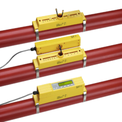 fixed ultrasonic clamp-on flow meter