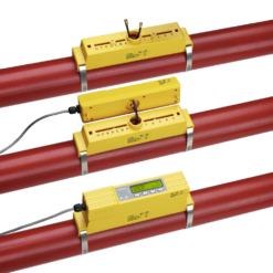 fixed ultrasonic clamp-on flow meter