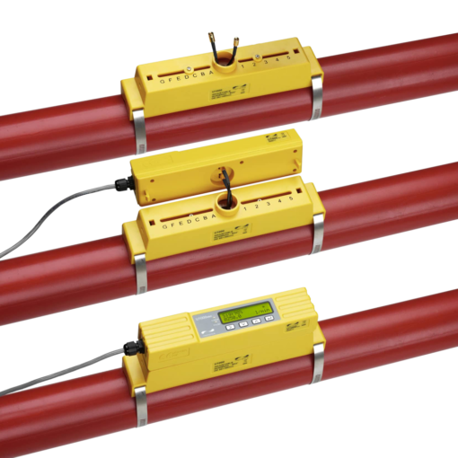 fixed ultrasonic clamp-on flow meter