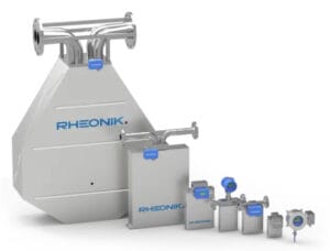 a range of coriolis mass flow meters